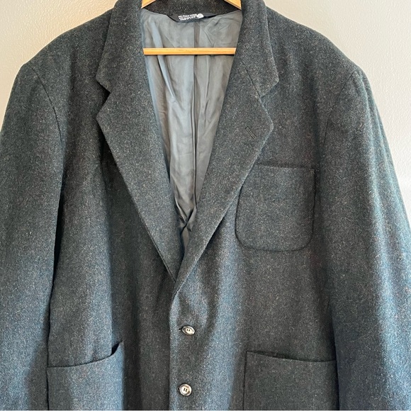 Eddie Bauer Mens Vintage Long Sleeve 100% Wool 2 Button Blazer 42 Reg - Picture 2 of 13